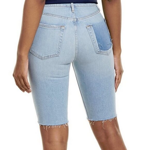 NWT FRAME Denim Le Vintage Bermuda Denim Shorts $195 - Picture 1 of 6